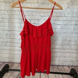 Flirty Red Tank